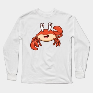 Kawaii crab Long Sleeve T-Shirt